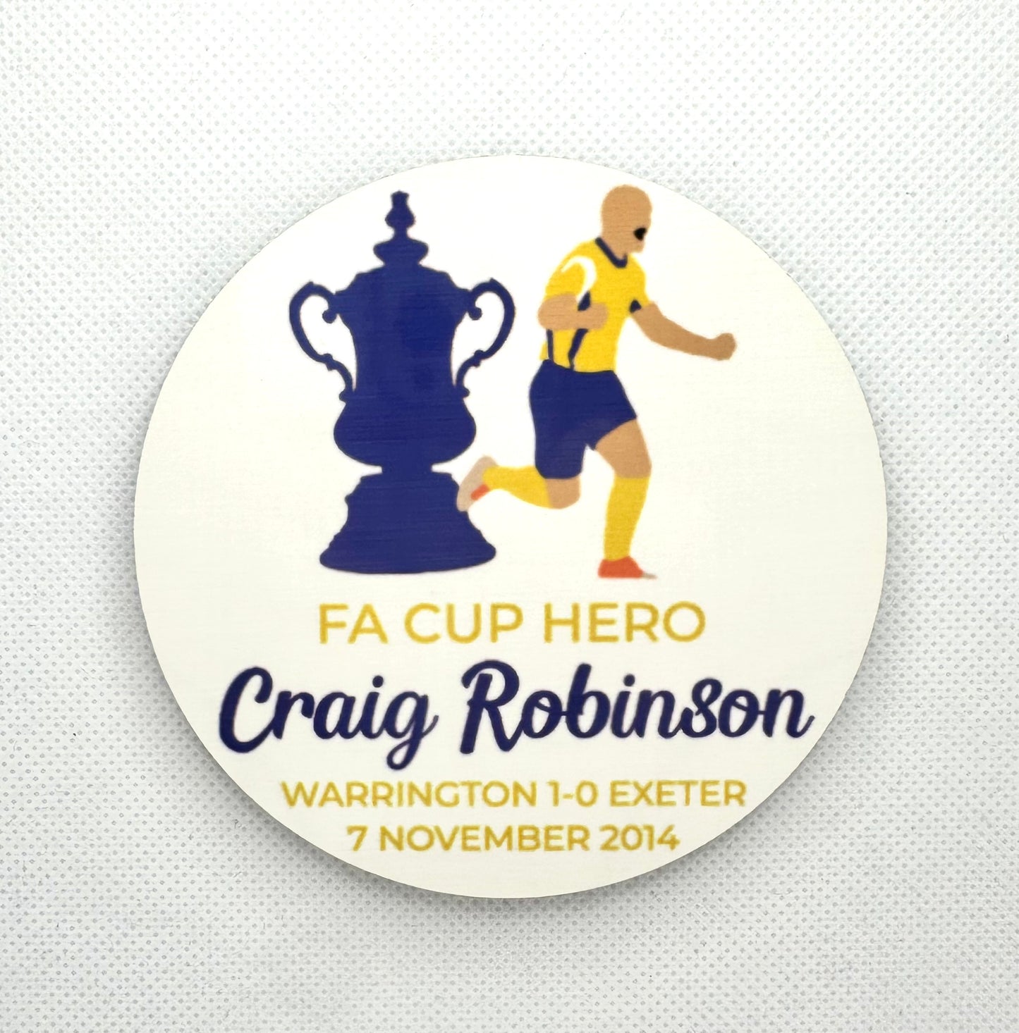 Warrington Town Player Coasters
