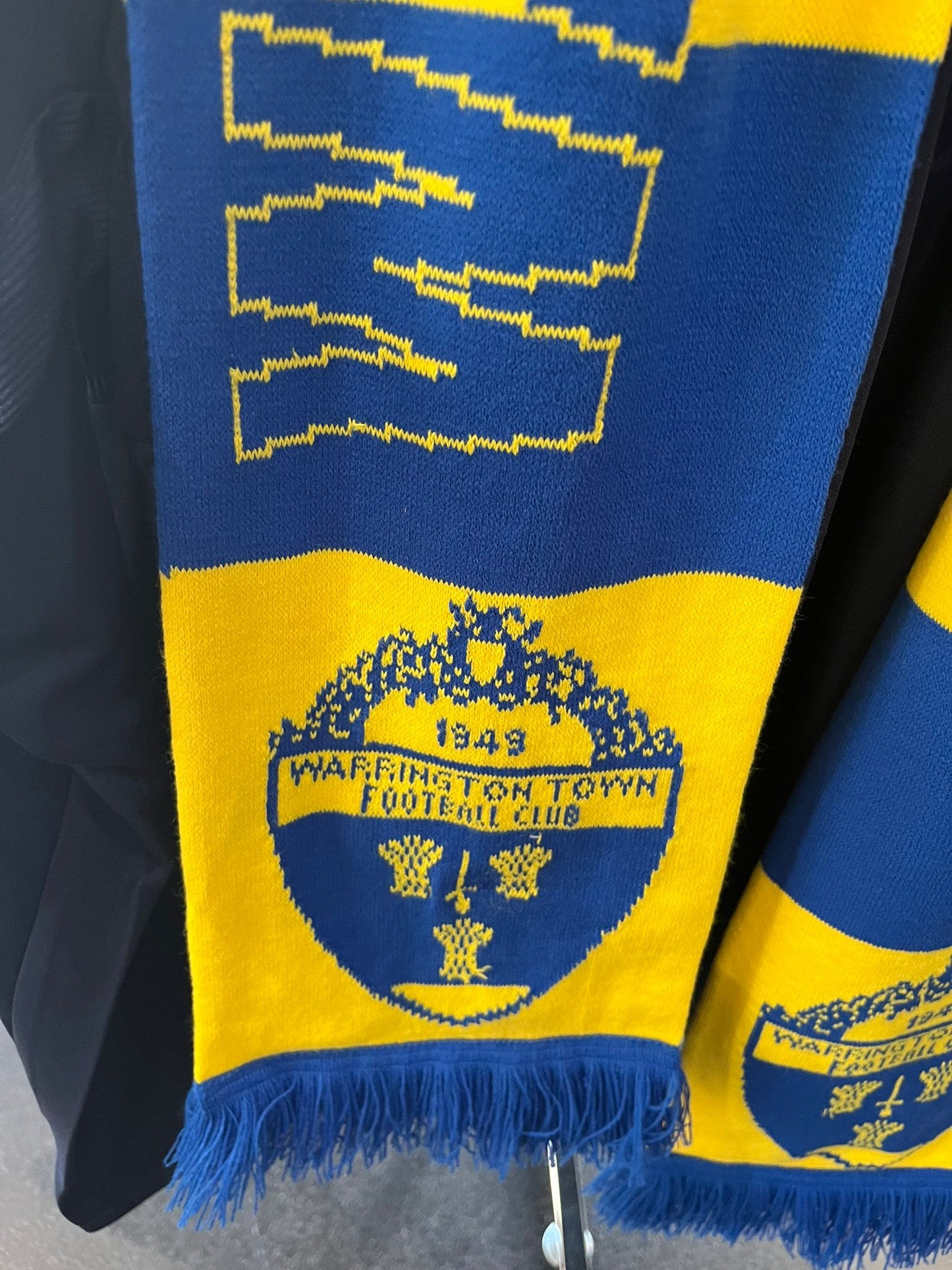 Warrington Town Yellow & Blue Scarf