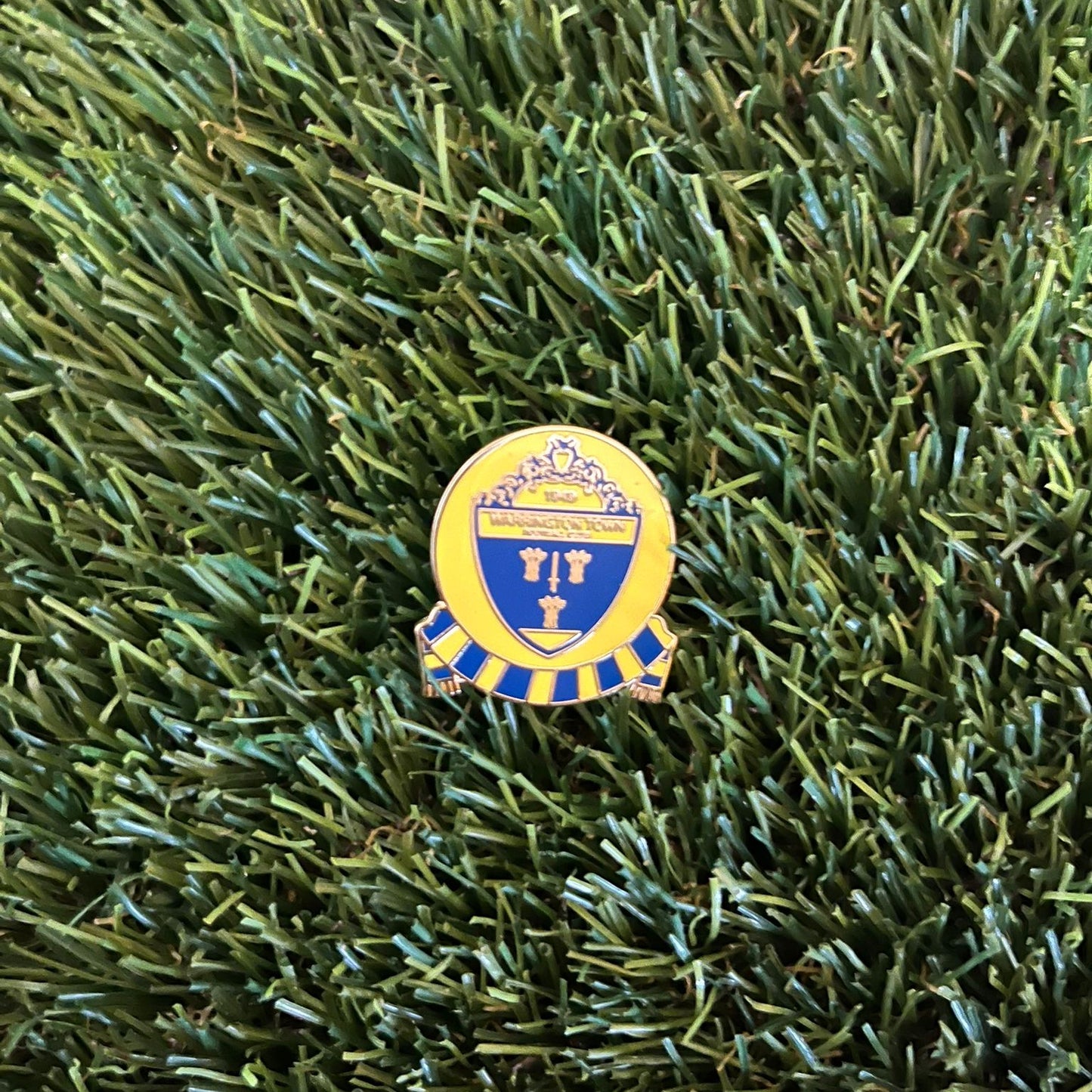 WTFC Round PIn Badge