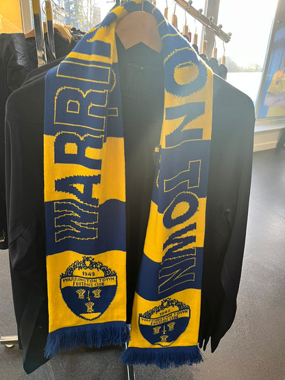 Warrington Town Yellow & Blue Scarf