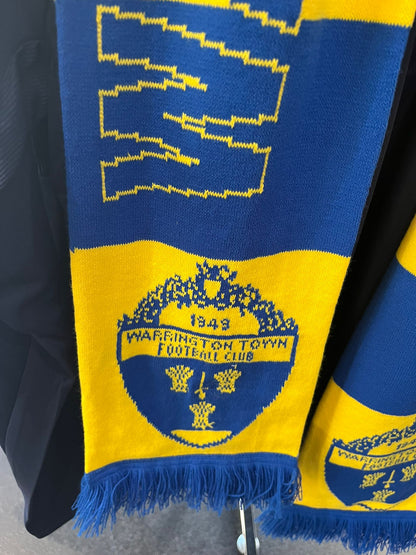 Warrington Town Yellow & Blue Scarf